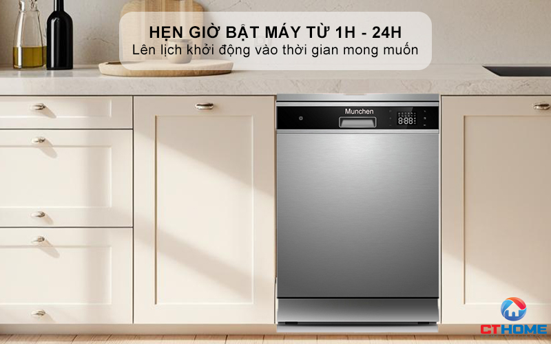 Hẹn giờ bật máy từ 1h - 24h
