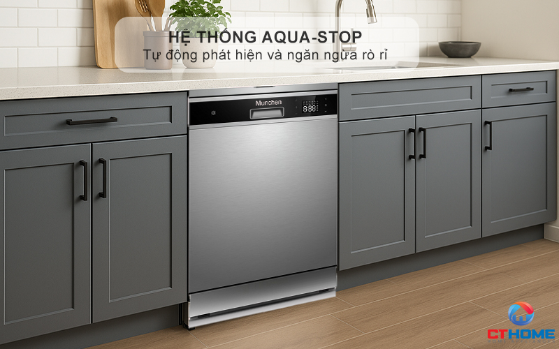 Hệ thống Aqua-Stop tự động phát hiện và ngăn ngừa rò rỉ