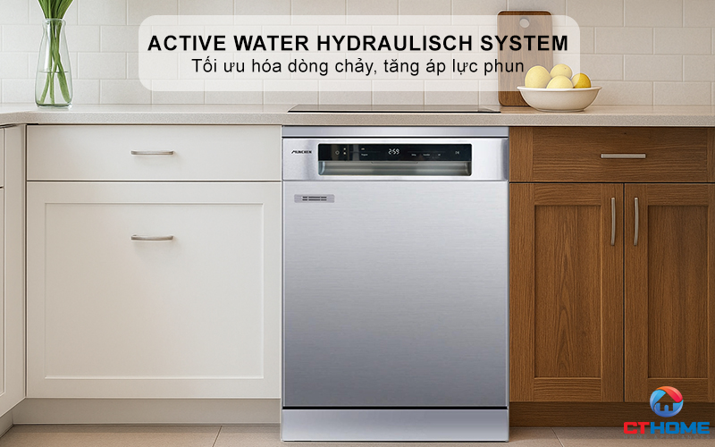 Active Water Hydraulisch System: tiết kiệm nước và giảm độ ồn