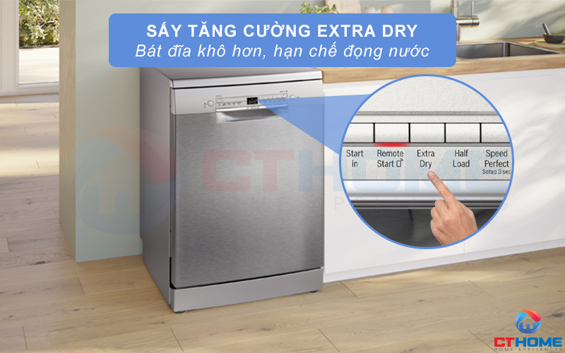 MÁY RỬA BÁT ĐỘC LẬP BOSCH SMS2ITI41G SERIE 2 12 BỘ 7