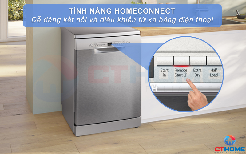 MÁY RỬA BÁT ĐỘC LẬP BOSCH SMS2ITI41G SERIE 2 12 BỘ 6