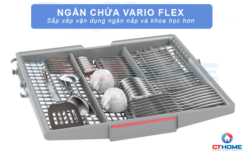 Ngăn chứa thứ 3 đựng các vật dụng nhỏ.