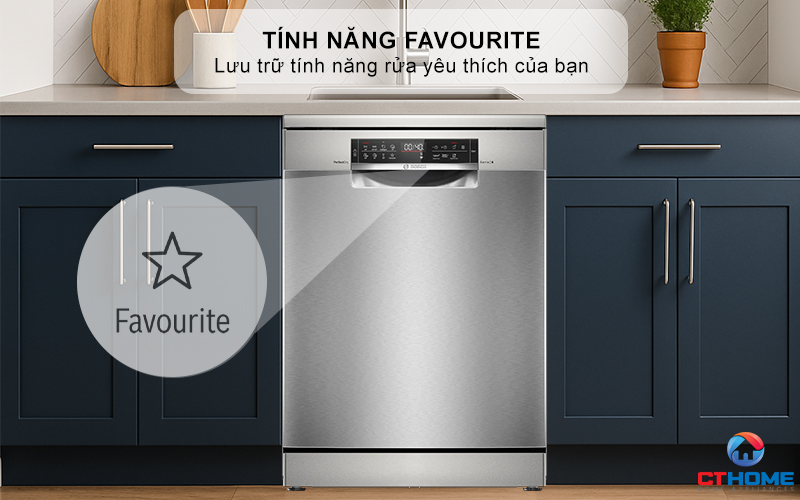 Kết hợp chương trình cơ bản với tính năng đặc biệt chỉ trong 1 nút nhấn Favourite