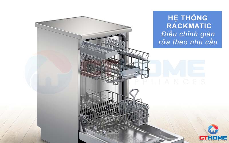 MÁY RỬA BÁT ĐỘC LẬP BOSCH SPS2HKI58E SERIE 2 45CM 10