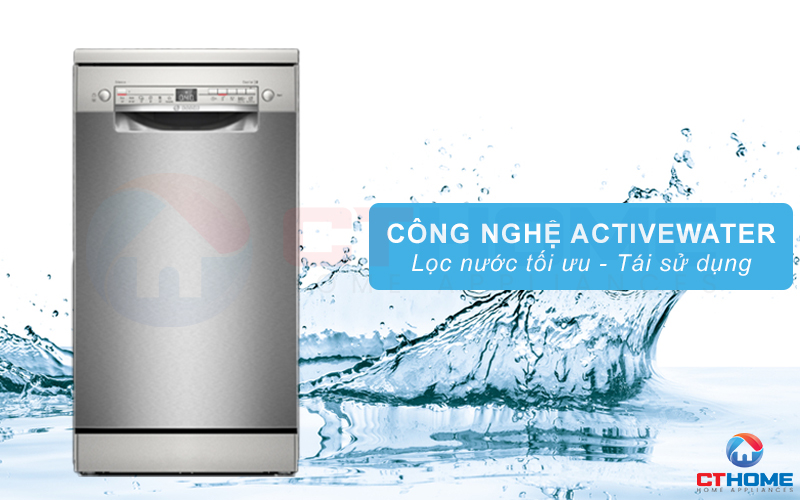 MÁY RỬA BÁT ĐỘC LẬP BOSCH SPS2HKI58E SERIE 2 45CM 12