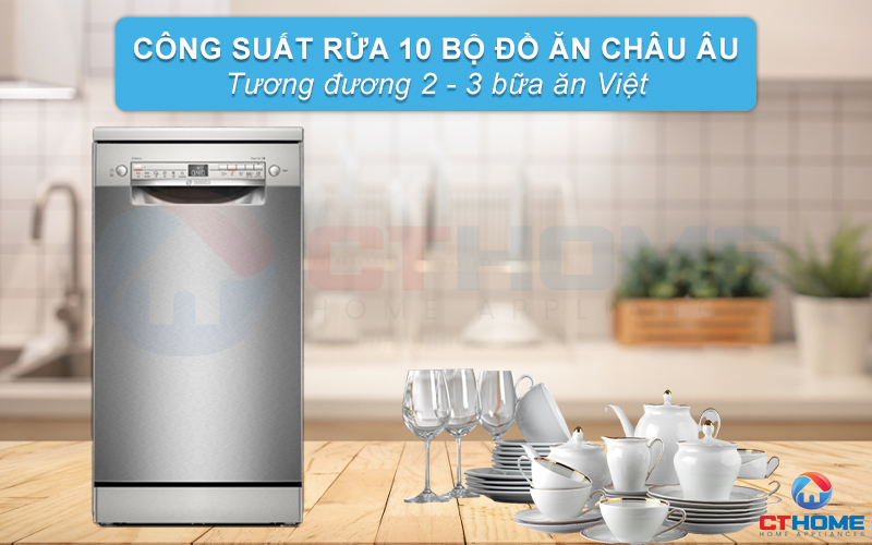 MÁY RỬA BÁT ĐỘC LẬP BOSCH SPS2HKI58E SERIE 2 45CM 2