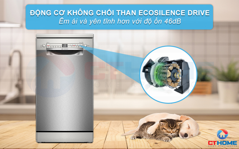 MÁY RỬA BÁT ĐỘC LẬP BOSCH SPS2HKI58E SERIE 2 45CM 8
