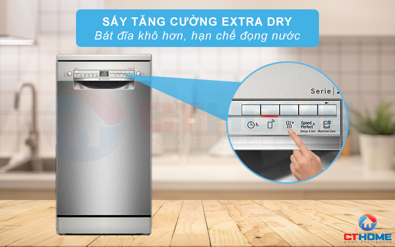MÁY RỬA BÁT ĐỘC LẬP BOSCH SPS2HKI58E SERIE 2 45CM 5