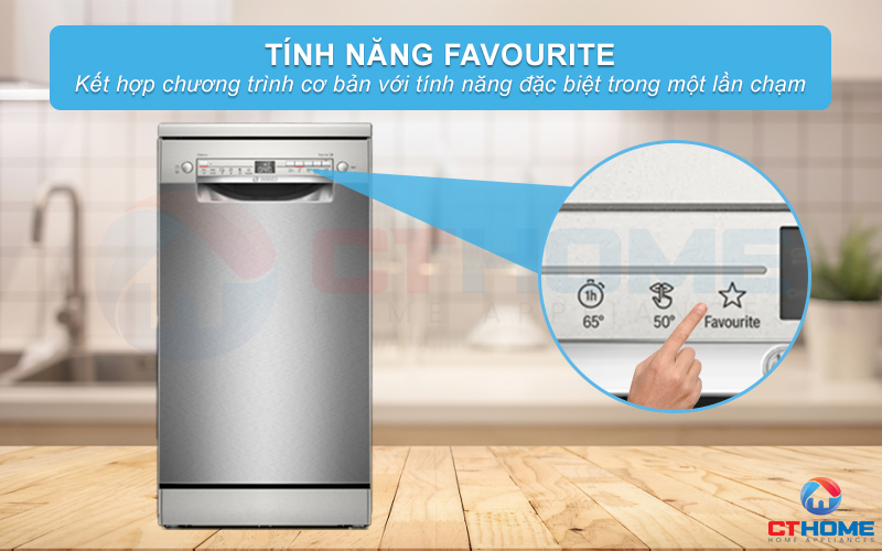 MÁY RỬA BÁT ĐỘC LẬP BOSCH SPS2HKI58E SERIE 2 45CM 3