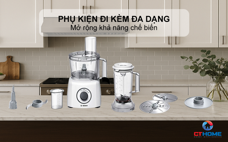 Phụ kiện đi kèm đa dạng