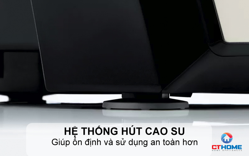 Ổn định hơn và sử dụng an toàn hơn nhờ hệ thống hút cao su