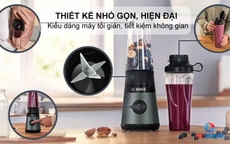 Thiết kế nhỏ gọn, hiện đại, trẻ trung