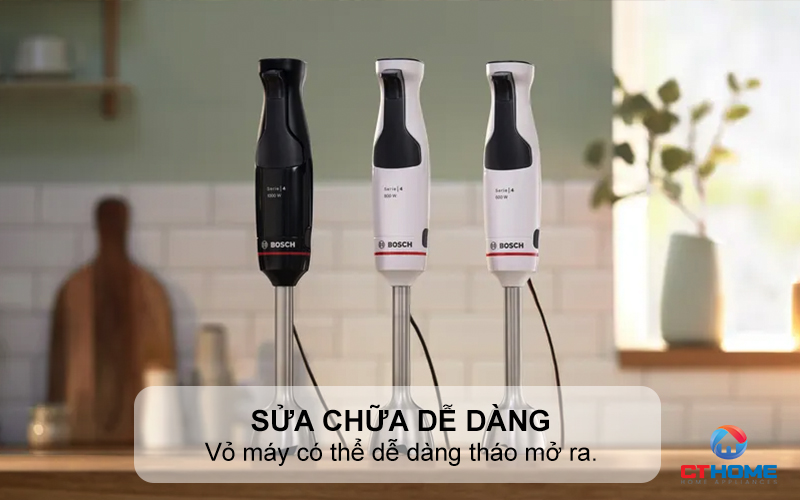 Vỏ máy có thể dễ dàng tháo mở ra
