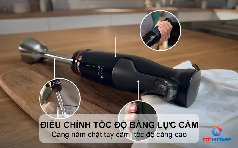 Điều chỉnh tốc độ bằng lực cầm