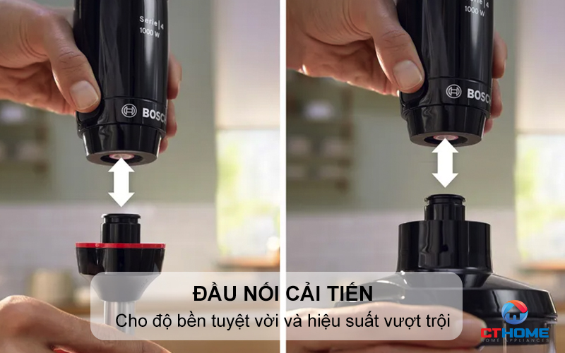 Đầu nối cải tiến cho độ bền tuyệt vời