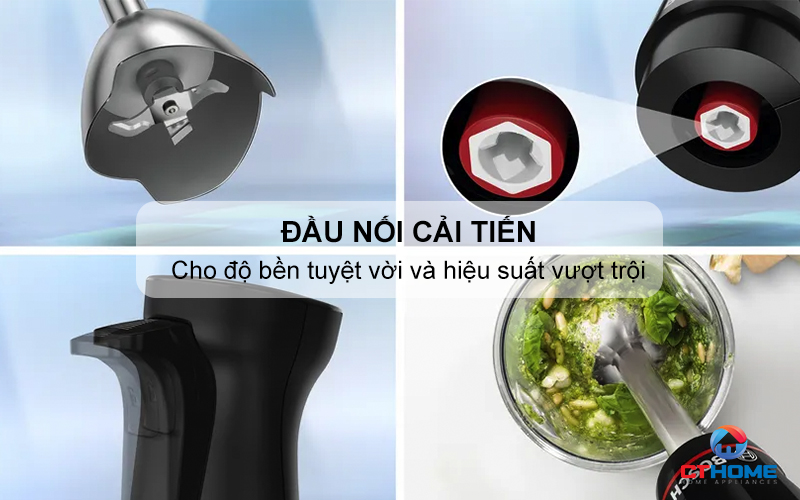 Đầu nối cải tiến cho độ bền tuyệt vời