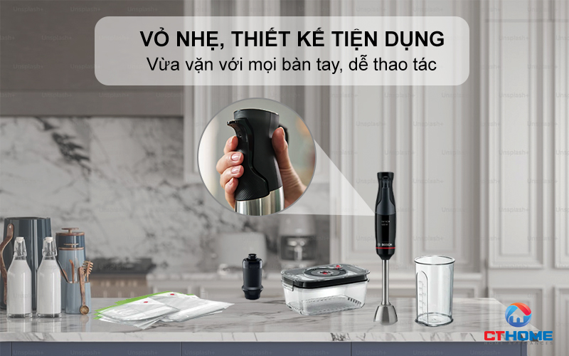 Vỏ nhẹ, thiết kế tiện dụng, vừa vặn với mọi bàn tay