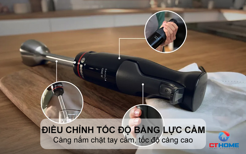 Điều chỉnh tốc độ bằng lực cầm