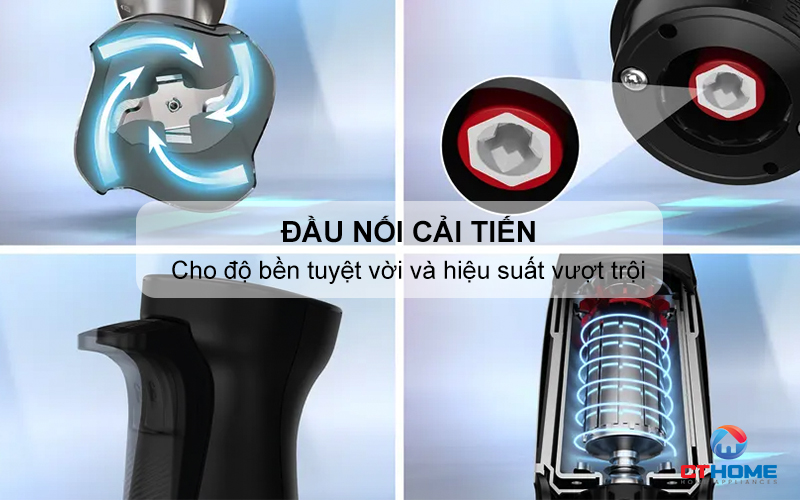 Đầu nối cải tiến cho độ bền tuyệt vời