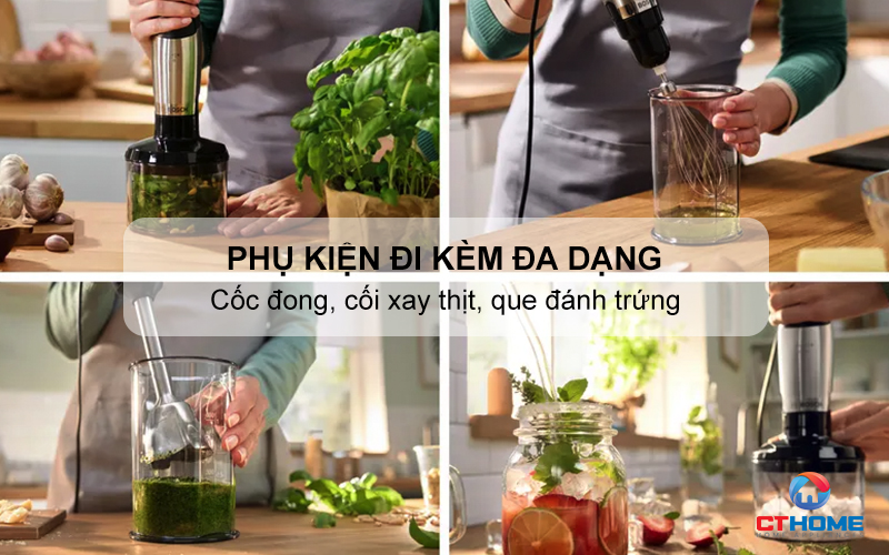 Phụ kiện đi kèm đa dạng