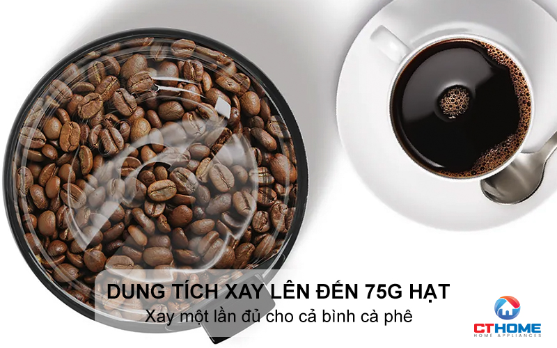 Xay một lần đủ cho cả bình cà phê