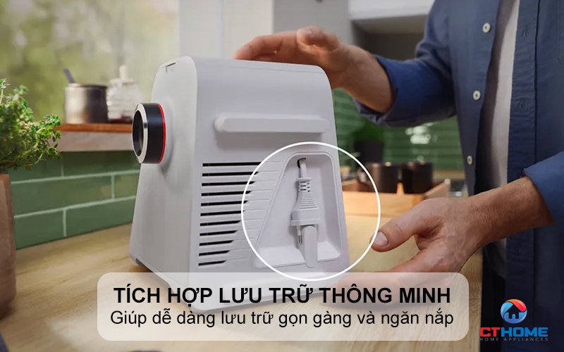 Tích hợp lưu trữ thông minh cho phụ kiện và dây cáp