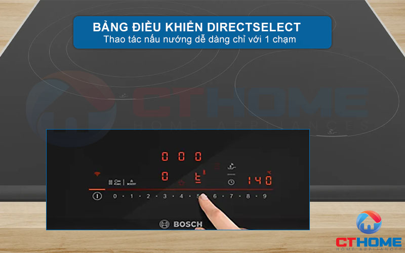 Nấu nướng dễ dàng với điều khiển cảm ứng Direct Select