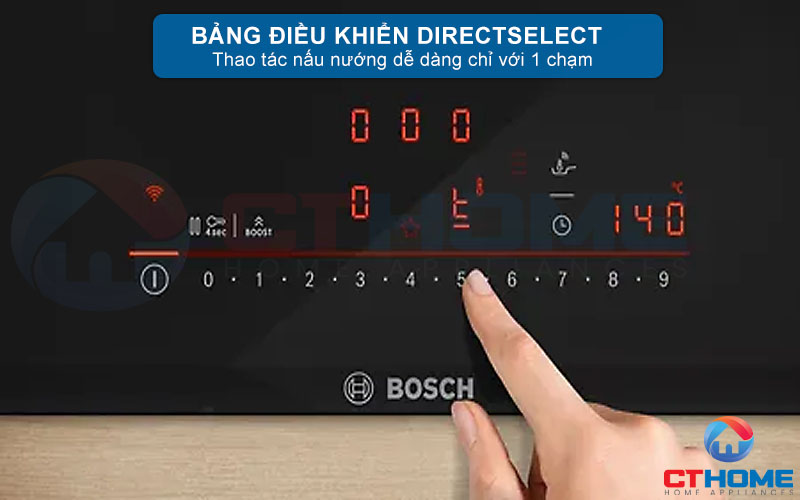 Nấu nướng dễ dàng với điều khiển cảm ứng Direct Select