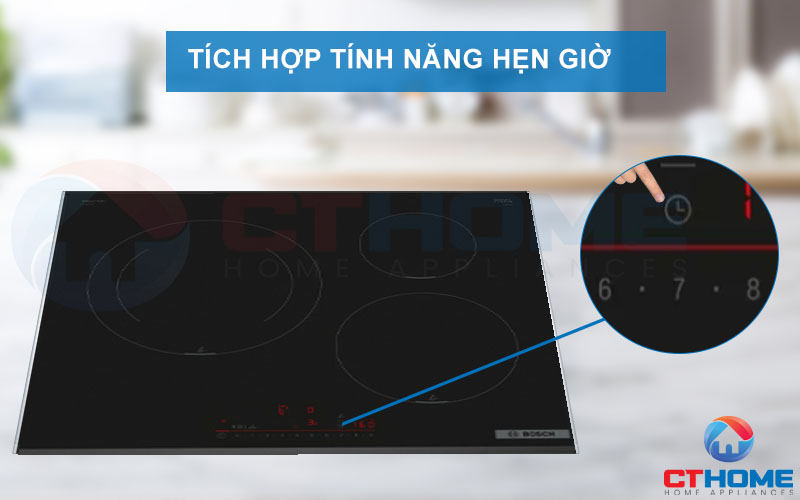 Tích hợp tính năng hẹn giờ tiện lợi