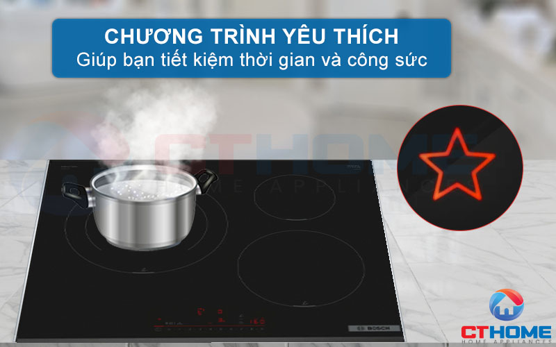 Lưu cài đặt nấu nướng yêu thích tiết kiệm thời gian