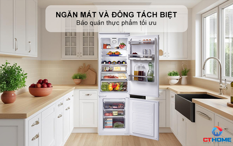 TỦ LẠNH ÂM TỦ ROSIERES RBBF 178T  250 LÍT  RBBF178T 3