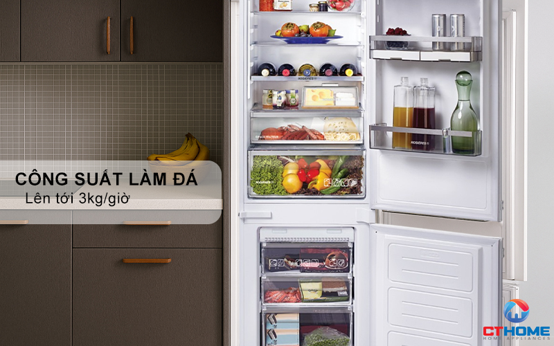 TỦ LẠNH ÂM TỦ ROSIERES RBBF 178T  250 LÍT  RBBF178T 4