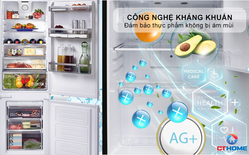 TỦ LẠNH ÂM TỦ ROSIERES RBBF 178T  250 LÍT  RBBF178T 8