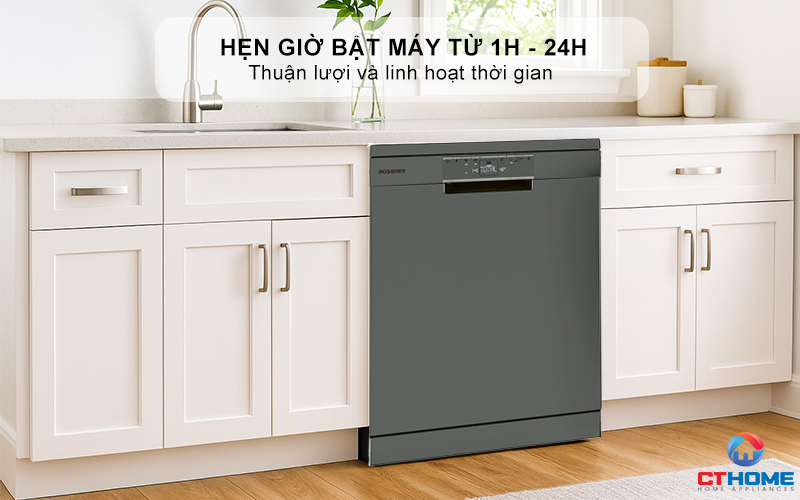 MÁY RỬA BÁT ĐỘC LẬP 16 BỘ ROSIERES RDPN 4S603PX-04 RDPN4S603PX04 16