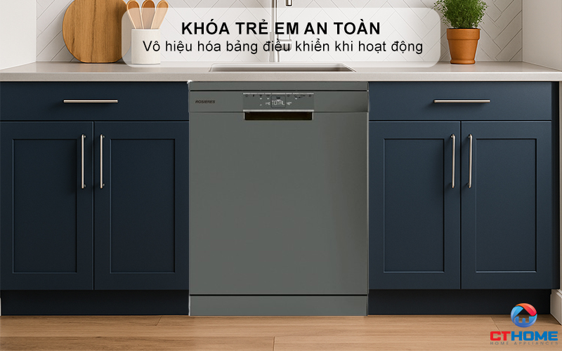 MÁY RỬA BÁT ĐỘC LẬP 16 BỘ ROSIERES RDPN 4S603PX-04 RDPN4S603PX04 17