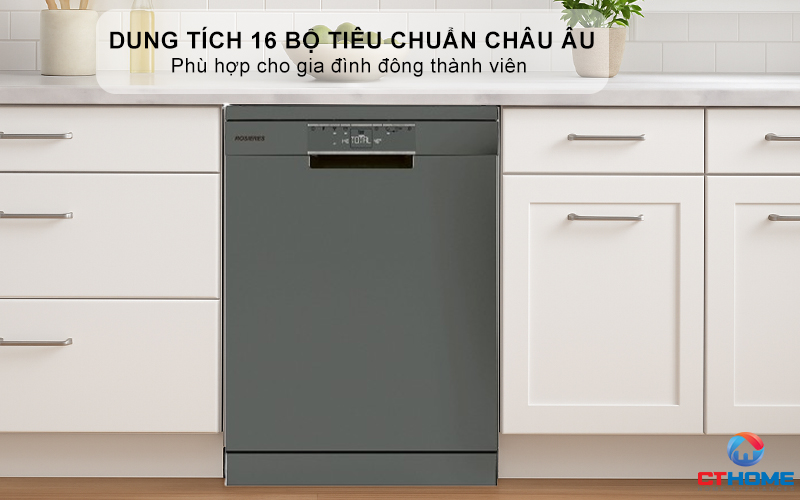 MÁY RỬA BÁT ĐỘC LẬP 16 BỘ ROSIERES RDPN 4S603PX-04 RDPN4S603PX04 3