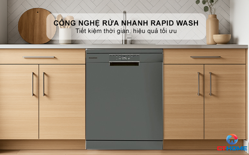 MÁY RỬA BÁT ĐỘC LẬP 16 BỘ ROSIERES RDPN 4S603PX-04 RDPN4S603PX04 8