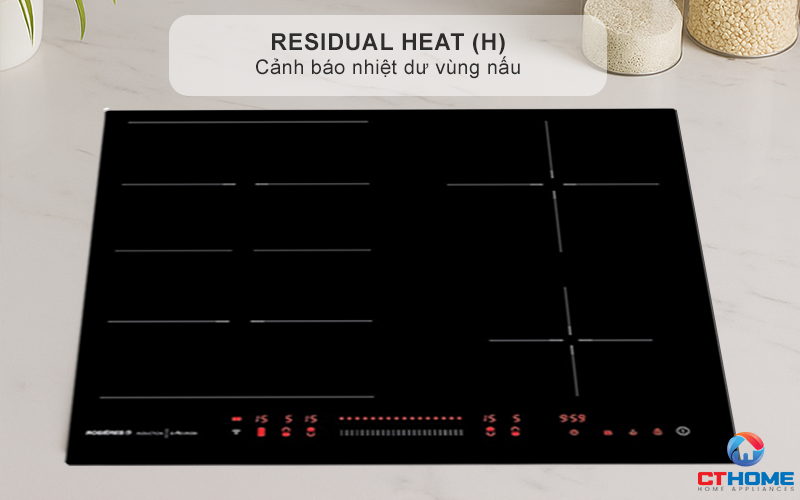BẾP TỪ KHÔNG GIỚI HẠN VÙNG NẤU ROSIERES RES63E 7200W MÀU ĐEN 6