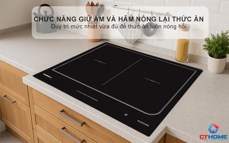 BẾP TỪ KHÔNG GIỚI HẠN ÂM TỦ ROSIERES  RES6D 7200W MÀU ĐEN 11