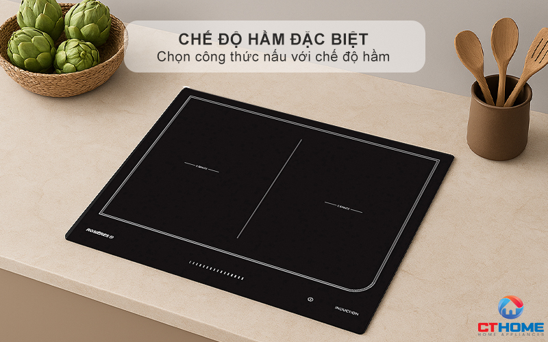 BẾP TỪ KHÔNG GIỚI HẠN ÂM TỦ ROSIERES  RES6D 7200W MÀU ĐEN 13