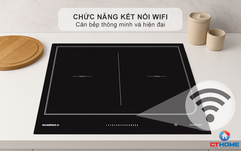 BẾP TỪ KHÔNG GIỚI HẠN ÂM TỦ ROSIERES  RES6D 7200W MÀU ĐEN 8