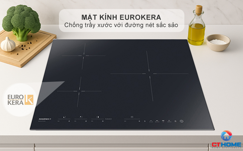 BẾP TỪ 3 VÙNG NẤU ROSIERES RID346BV 7200W MÀU ĐEN 2