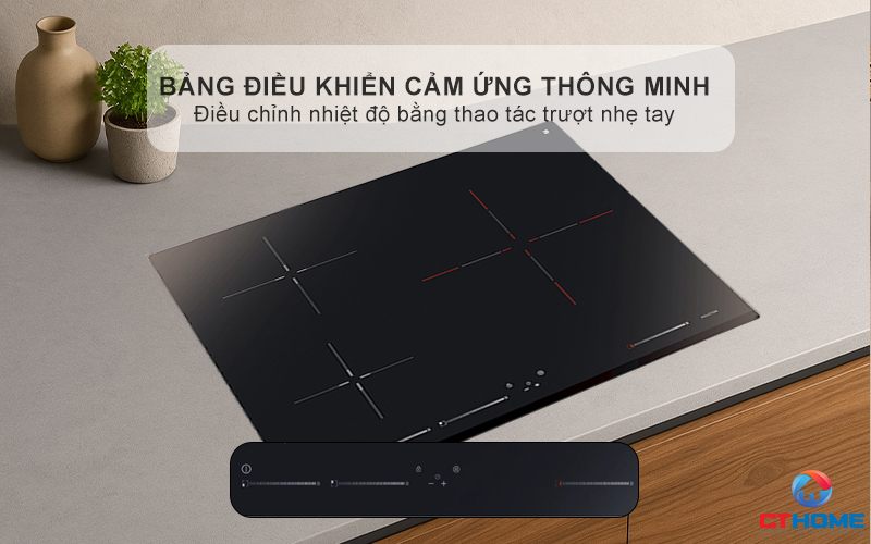 BẾP TỪ 3 VÙNG NẤU ROSIERES RISD3BC 7200W MÀU ĐEN 4