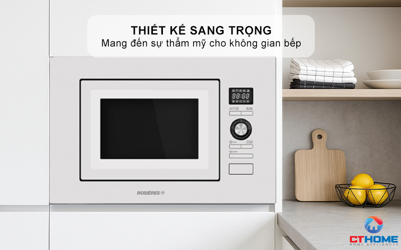 LÒ VI SÓNG ÂM TỦ ROSIERES RMG20/1RB 20 LÍT MÀU TRẮNG RMG201RB 1