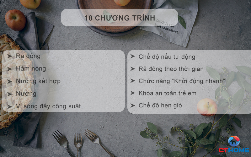 LÒ VI SÓNG ÂM TỦ ROSIERES RMG20/1RB 20 LÍT MÀU TRẮNG RMG201RB 6