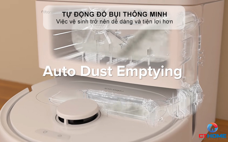 Tự động đổ bụi thông minh