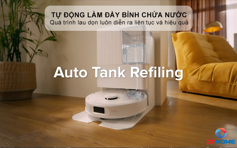 Tự động bơm nước vào bình chứa nước