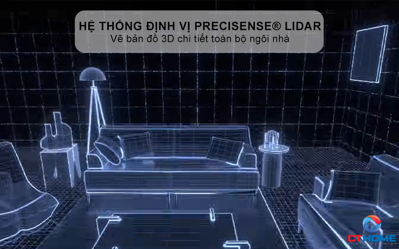 Vẽ bản đồ 3D ngôi nhà và hệ thống định vị PreciSense® LiDAR