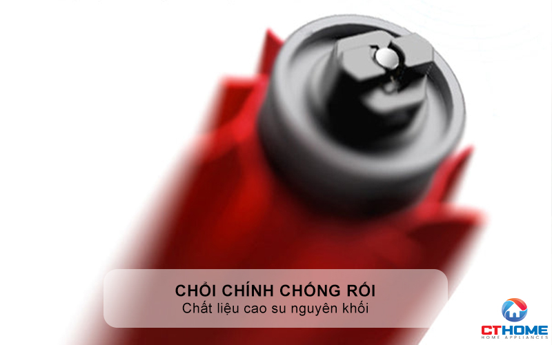 Chổi chính chống rối chất liệu cao su nguyên khối