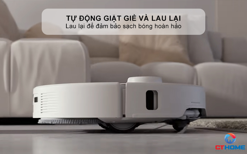 Tự động giặt giẻ và lau lại